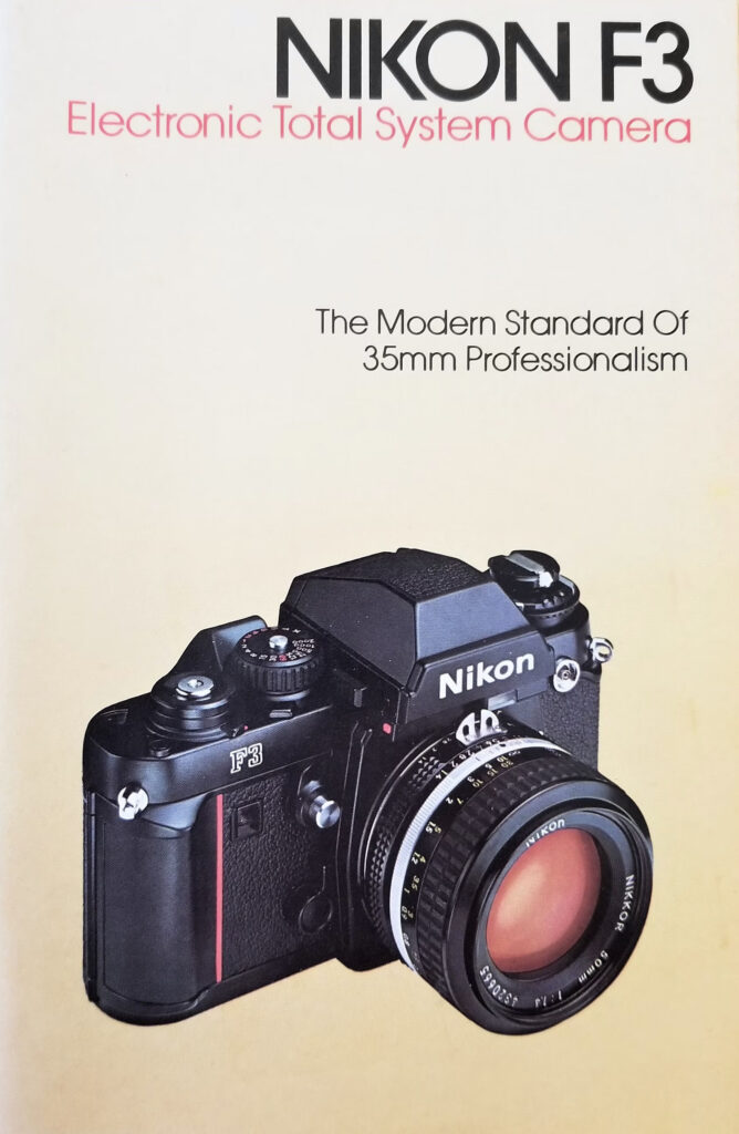 Nikon F3 brochure cover